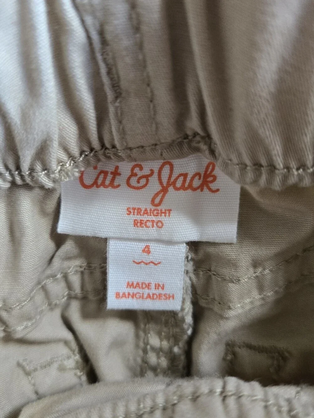 4 For $15 Cat & Jack Tan Beige Pants 4T